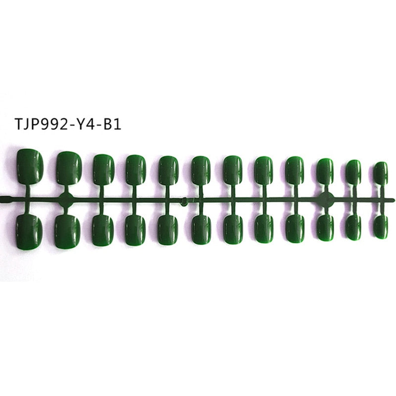 Matte False Nail Tips Solid Color Matte Super Long Coffin False Nail Ballet Press on Nails Tips for Artificial Fingernails