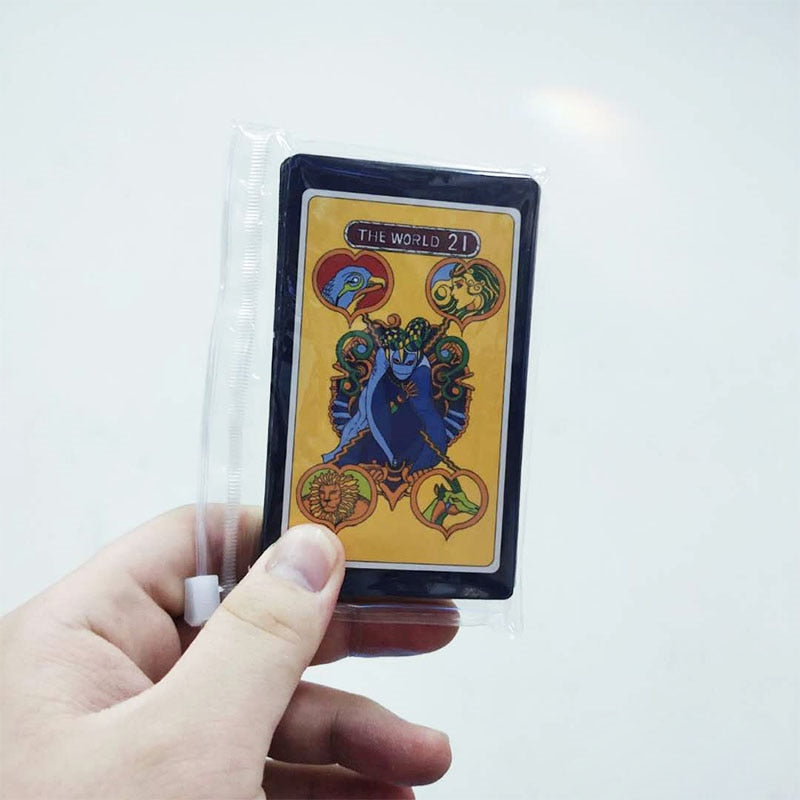 Anime JoJo's Bizarre Adventure Tarot Card 22 Grand Akana + 9 Royal Gods Cosplay 31pcs Tarot Card Prop Gift