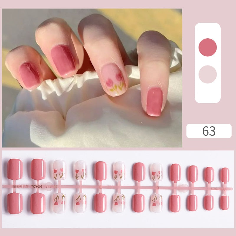 Matte False Nail Tips Solid Color Matte Super Long Coffin False Nail Ballet Press on Nails Tips for Artificial Fingernails