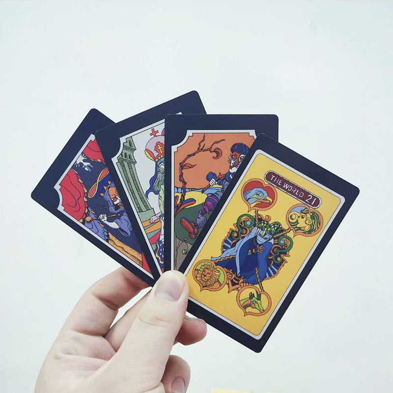 Anime JoJo's Bizarre Adventure Tarot Card 22 Grand Akana + 9 Royal Gods Cosplay 31pcs Tarot Card Prop Gift