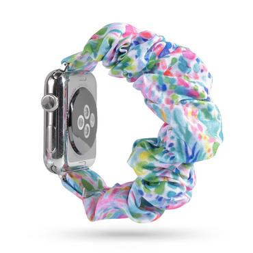 Scrunchie Elastic Band for Apple Watch 7 6 5 4 3 38 bands 40mm 42mm 44mm sport strap Bracelet for iwatch wrist series 7 45 41 mm