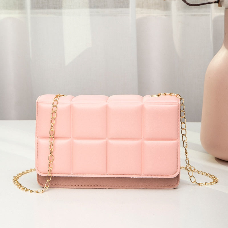 Tassel Bag Bags for Women PU Leather Shoulder Bags Women Chain Rhomboid Crossbody Bags Trend Handbags Phone