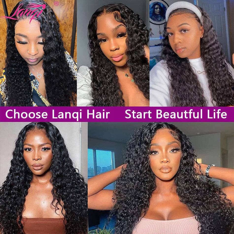 13x4 Lace Frontal Wig 30 Inch  Kinky Curly Lace Front Wig Closure Wig Brazilian Curly Lace Front Human Hair Wigs For Women