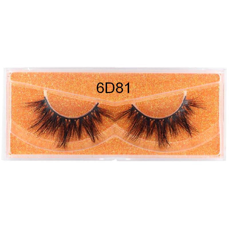 Eyelashes 3D Mink Lashes Luxury Hand Made Mink Eyelashes Medium Volume Cruelty Free Mink False Eyelashes Upper Lashes D108