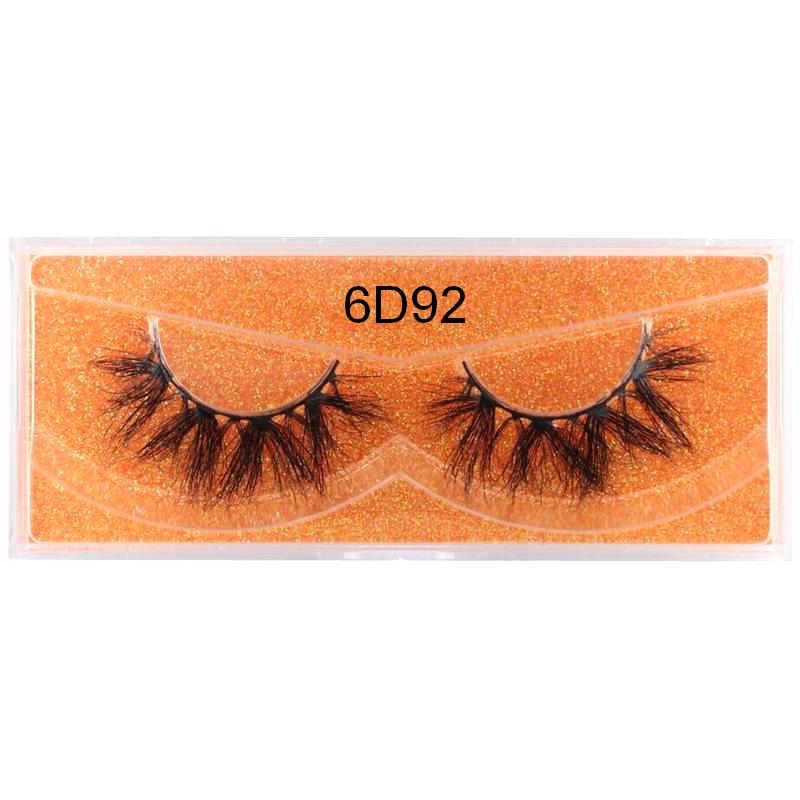 Eyelashes 3D Mink Lashes Luxury Hand Made Mink Eyelashes Medium Volume Cruelty Free Mink False Eyelashes Upper Lashes D108