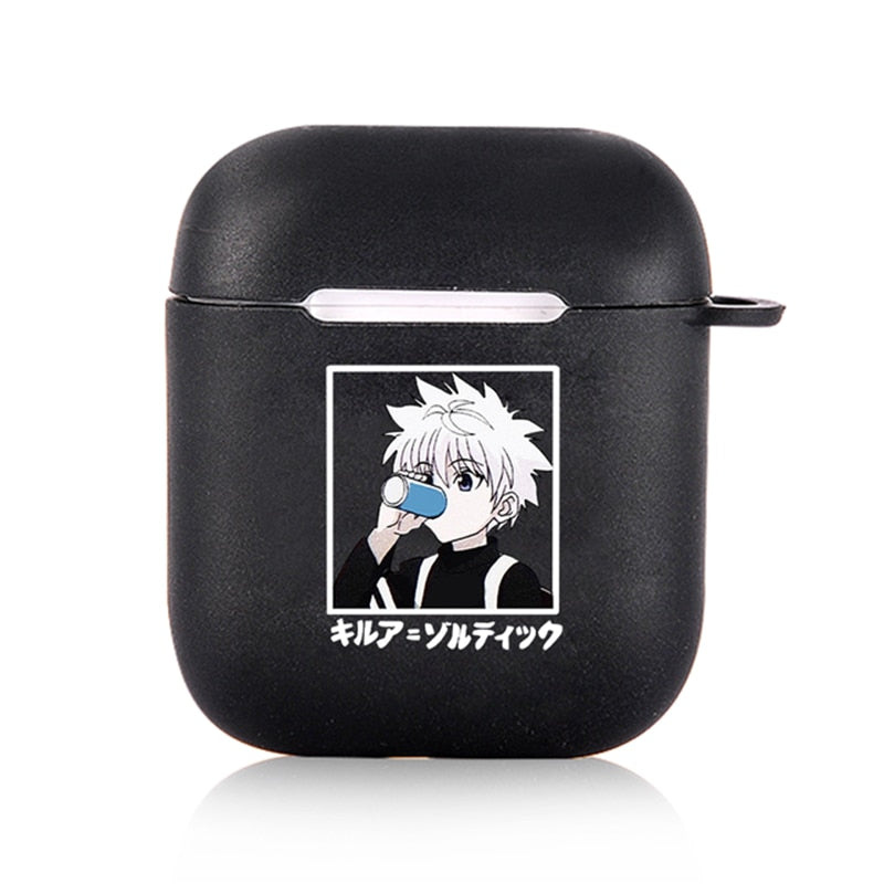 Hunter x Hunter 3 Anime Soft Earphone Charging Case For Apple AirPods 2 1 Case Black Silicone Protective Cover for Air Pods Pro