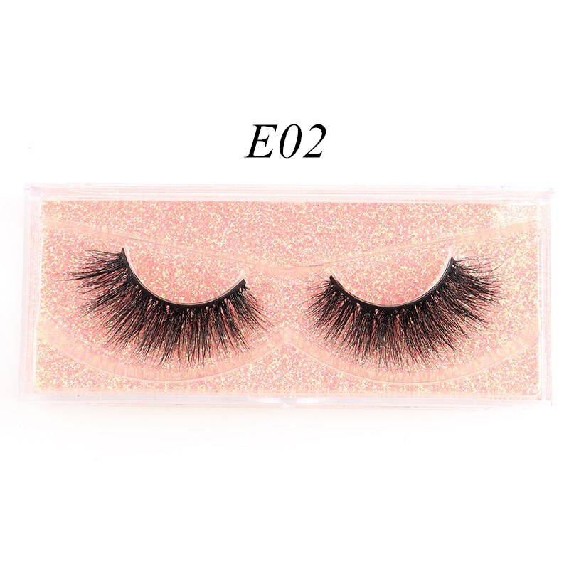 Eyelashes 3D Mink Lashes Luxury Hand Made Mink Eyelashes Medium Volume Cruelty Free Mink False Eyelashes Upper Lashes D108