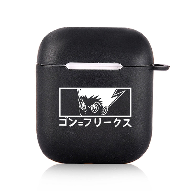 Hunter x Hunter 3 Anime Soft Earphone Charging Case For Apple AirPods 2 1 Case Black Silicone Protective Cover for Air Pods Pro