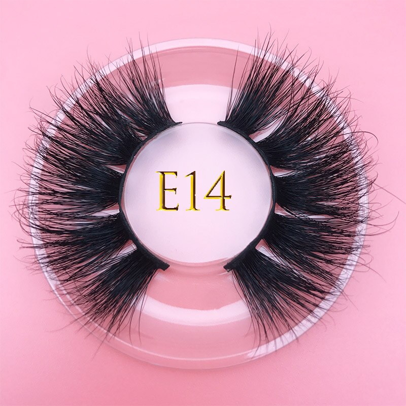 3D MIKIWI real mink lash 25mm E01 extra length and fluffy luxury mink eyelashes natural thick Eye lashes wispy makeup extension