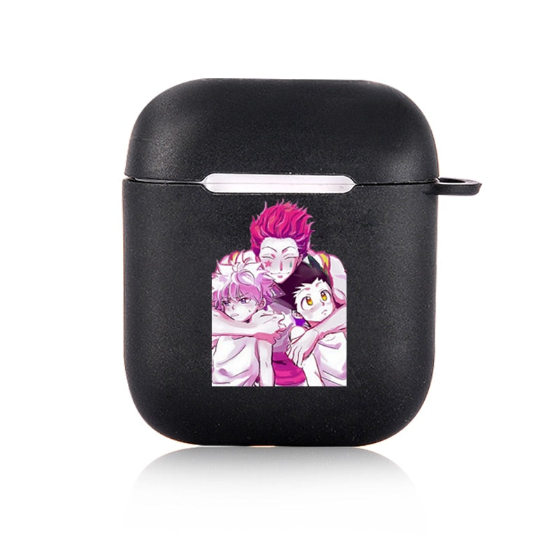 Hunter x Hunter 3 Anime Soft Earphone Charging Case For Apple AirPods 2 1 Case Black Silicone Protective Cover for Air Pods Pro