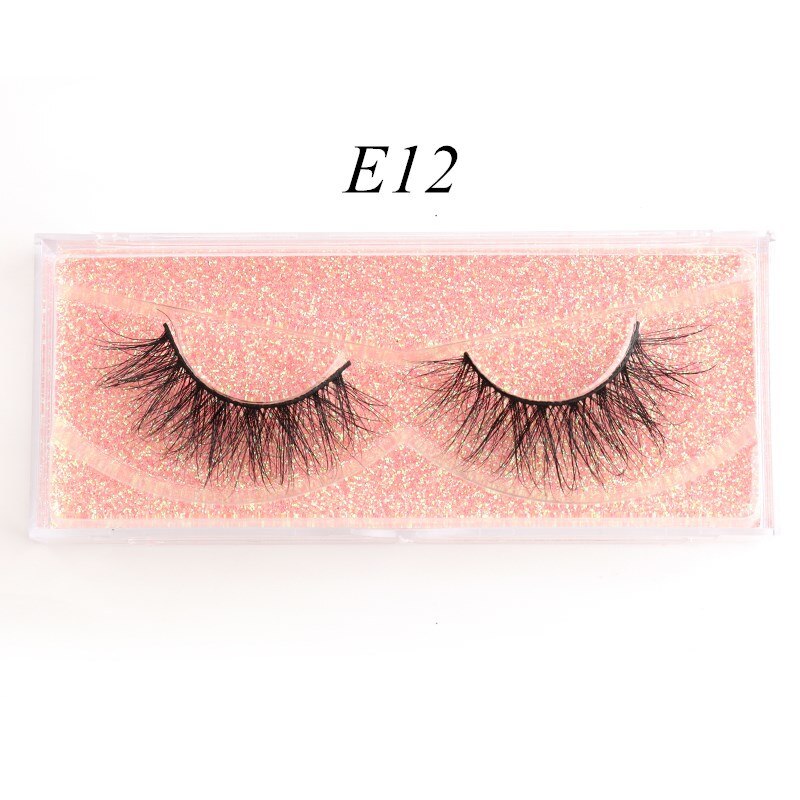 Eyelashes 3D Mink Lashes Luxury Hand Made Mink Eyelashes Medium Volume Cruelty Free Mink False Eyelashes Upper Lashes D108