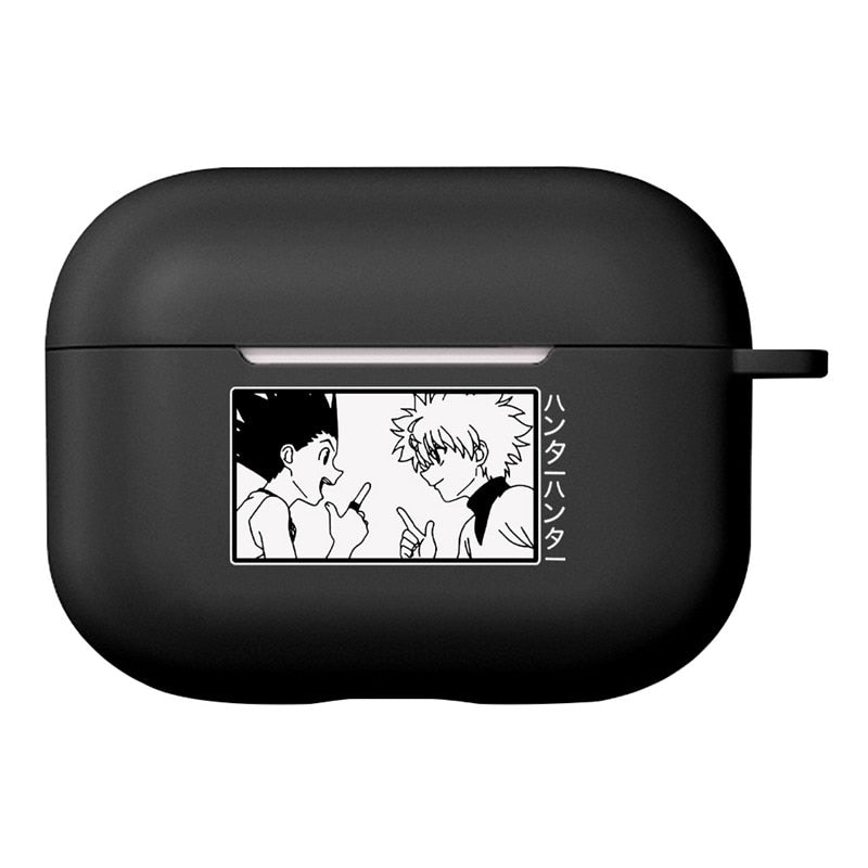 Hunter x Hunter 3 Anime Soft Earphone Charging Case For Apple AirPods 2 1 Case Black Silicone Protective Cover for Air Pods Pro