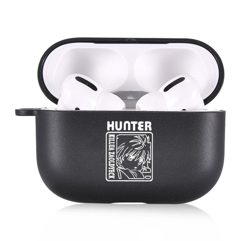 Hunter x Hunter 3 Anime Soft Earphone Charging Case For Apple AirPods 2 1 Case Black Silicone Protective Cover for Air Pods Pro