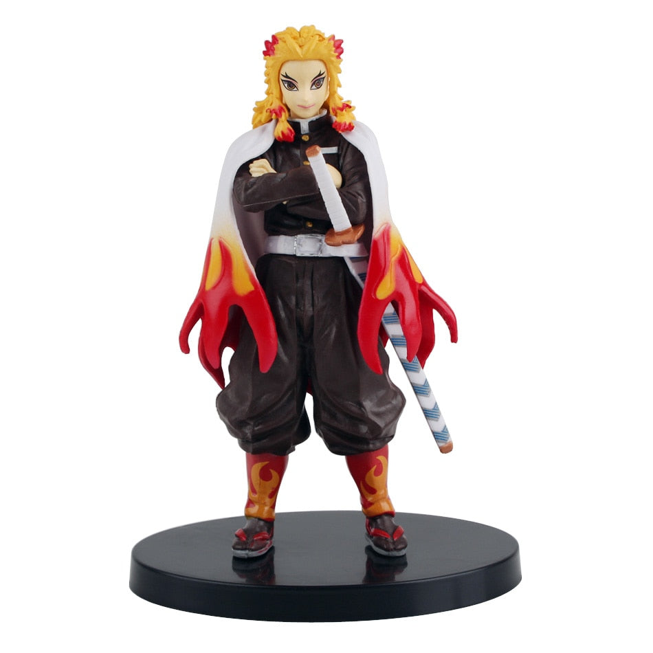 Anime Demon Slayer Figure Kamado Tanjirou Nezuko Action Figures PVC Model Toys Zenitsu Figurine Inosuke Kimetsu No Yaiba Figura