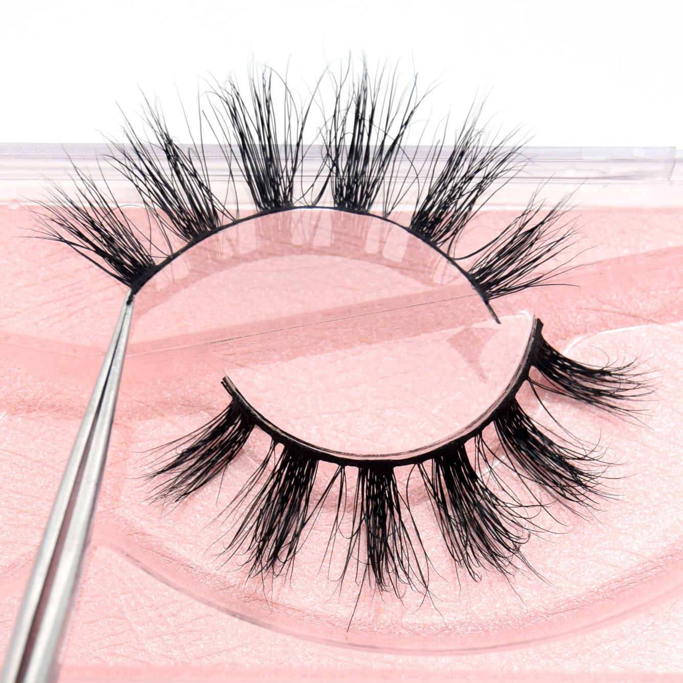 Visofree Mink Lashes 3D Mink Eyelashes 100% Cruelty free Lashes Handmade Reusable Natural Eyelashes Popular False Lashes Makeup