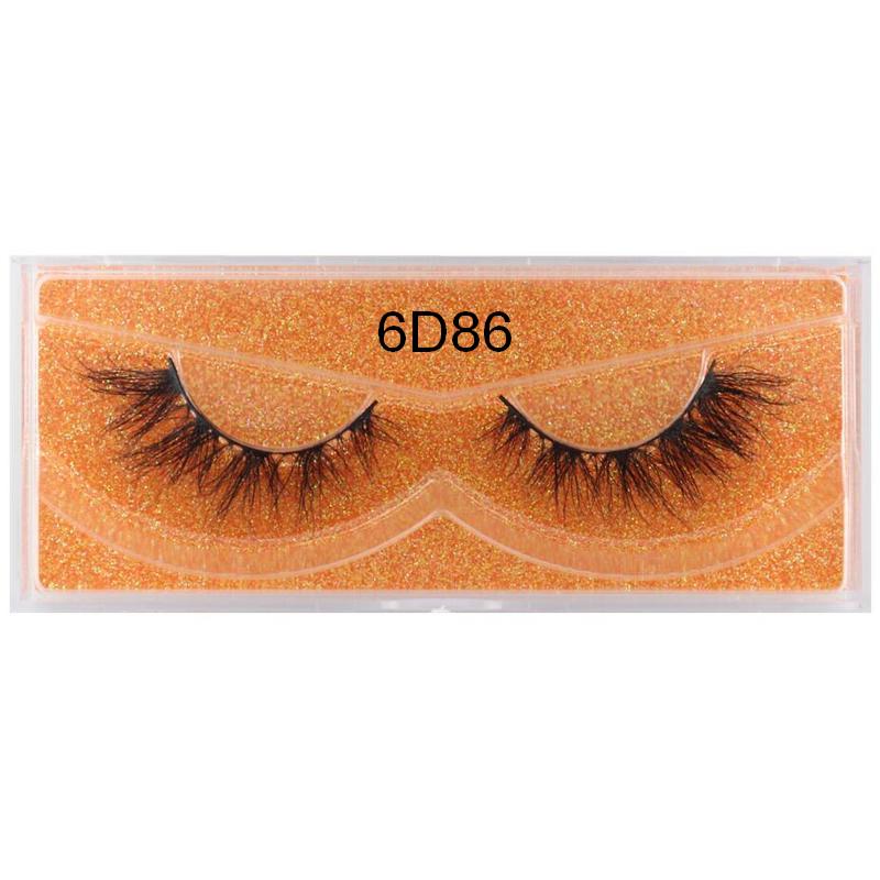 Eyelashes 3D Mink Lashes Luxury Hand Made Mink Eyelashes Medium Volume Cruelty Free Mink False Eyelashes Upper Lashes D108