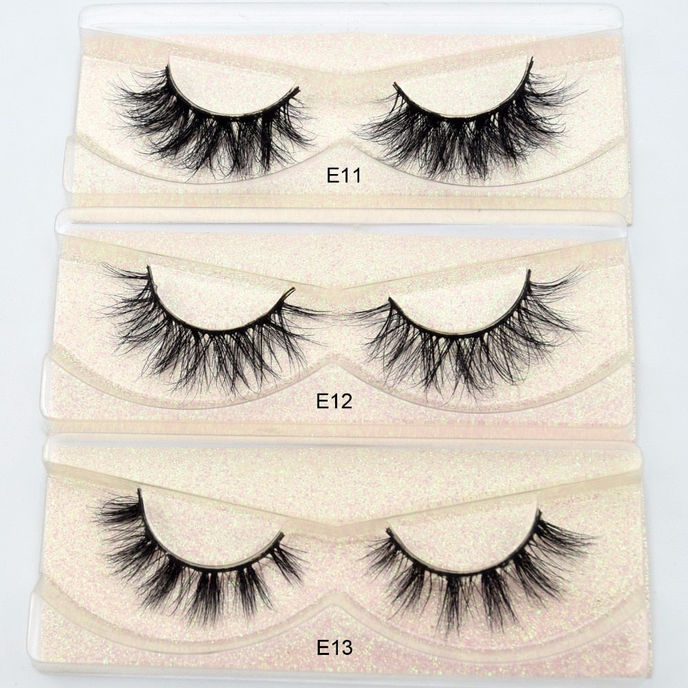 Visofree Mink Lashes 3D Mink Eyelashes 100% Cruelty free Lashes Handmade Reusable Natural Eyelashes Popular False Lashes Makeup