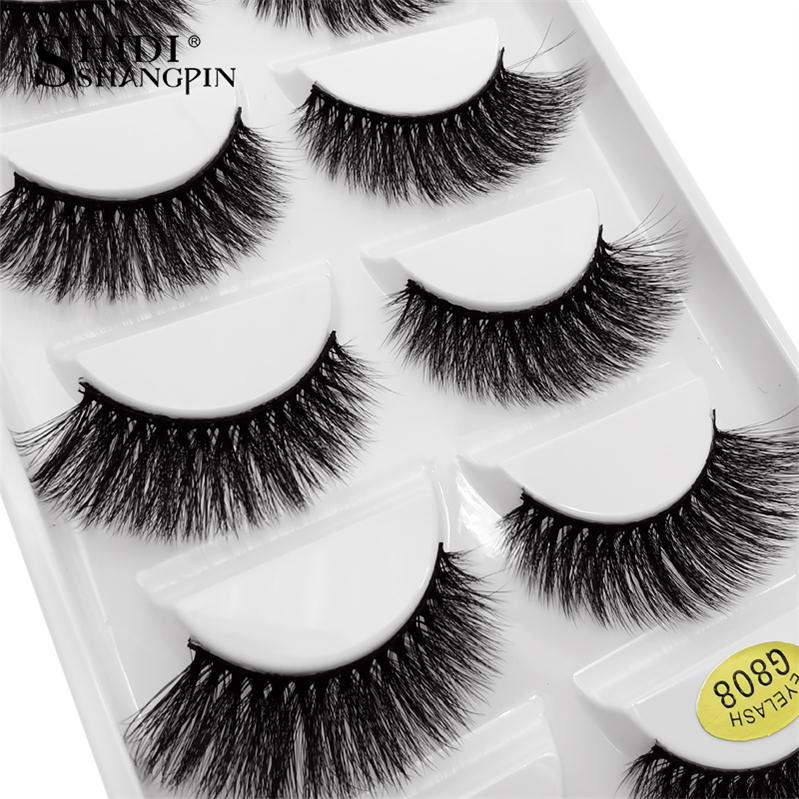 YSDO Lashes 5 pairs eyelashes natural false lashes mink eyelashes 3d mink hair lashes eyelash extension long eyelashes cilios G8