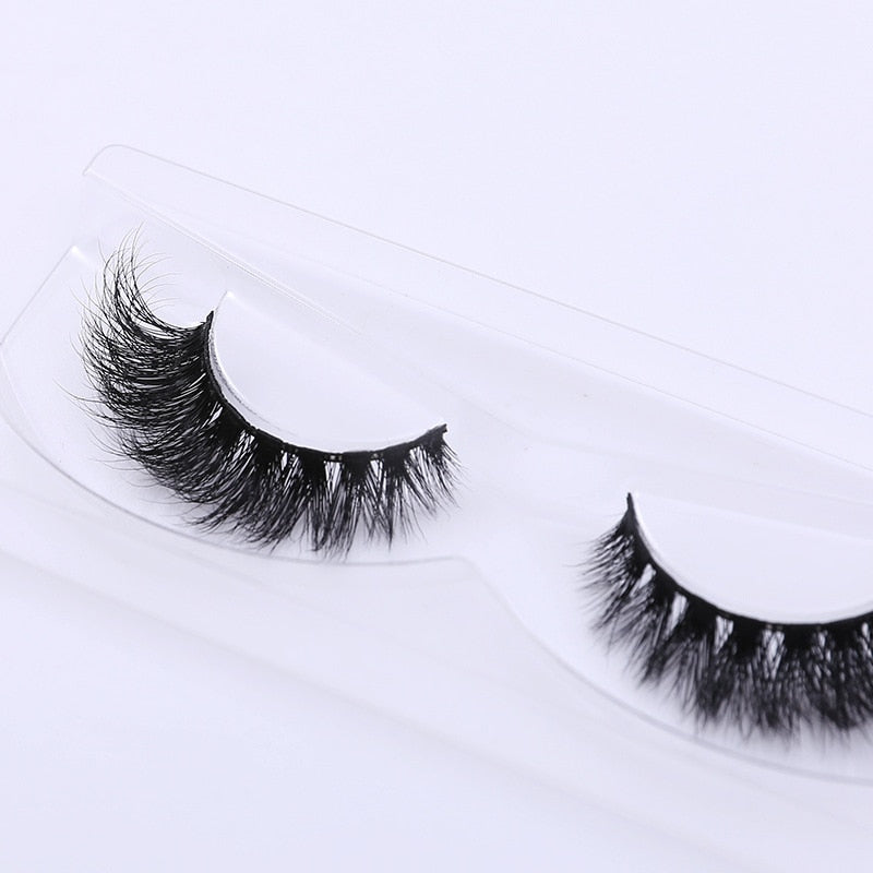 Eyelashes 3D Mink Lashes Luxury Hand Made Mink Eyelashes Medium Volume Cruelty Free Mink False Eyelashes Upper Lashes D108