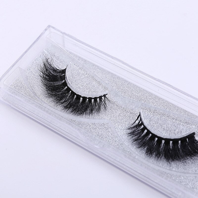 Eyelashes 3D Mink Lashes Luxury Hand Made Mink Eyelashes Medium Volume Cruelty Free Mink False Eyelashes Upper Lashes D108