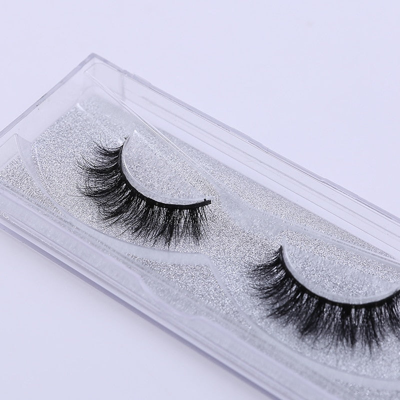 Eyelashes 3D Mink Lashes Luxury Hand Made Mink Eyelashes Medium Volume Cruelty Free Mink False Eyelashes Upper Lashes D108