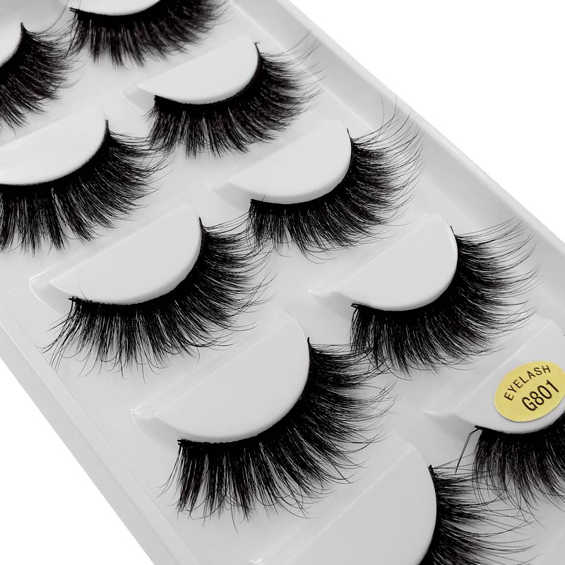 YSDO Lashes 5 pairs eyelashes natural false lashes mink eyelashes 3d mink hair lashes eyelash extension long eyelashes cilios G8