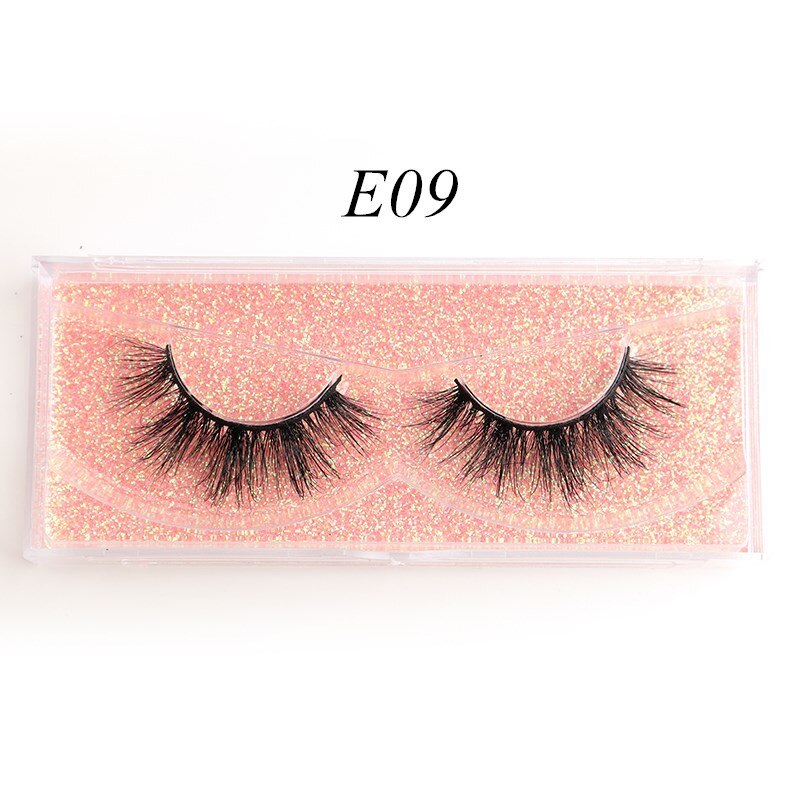 Eyelashes 3D Mink Lashes Luxury Hand Made Mink Eyelashes Medium Volume Cruelty Free Mink False Eyelashes Upper Lashes D108