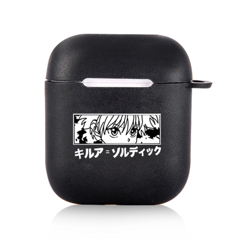 Hunter x Hunter 3 Anime Soft Earphone Charging Case For Apple AirPods 2 1 Case Black Silicone Protective Cover for Air Pods Pro