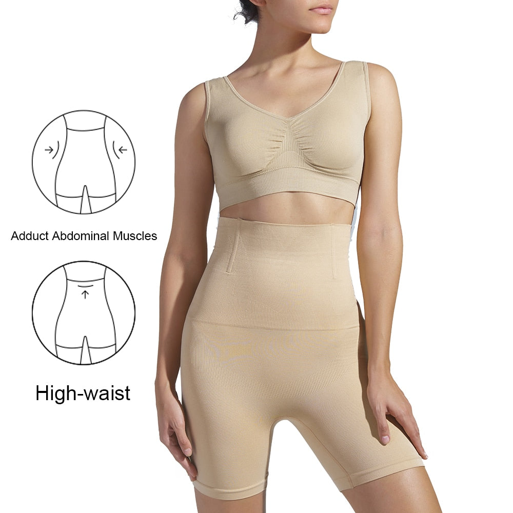 CH-0012 High Waist Non-slip Shaper Shorts Large Size Shapewear Underwear