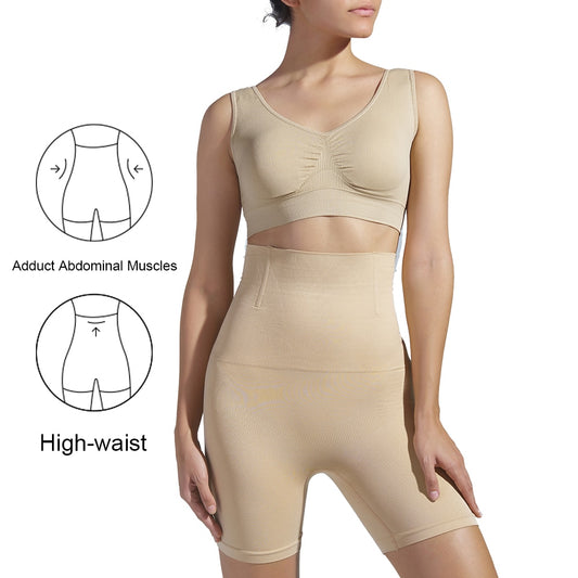 CH-0012 High Waist Non-slip Shaper Shorts Large Size Shapewear Underwear