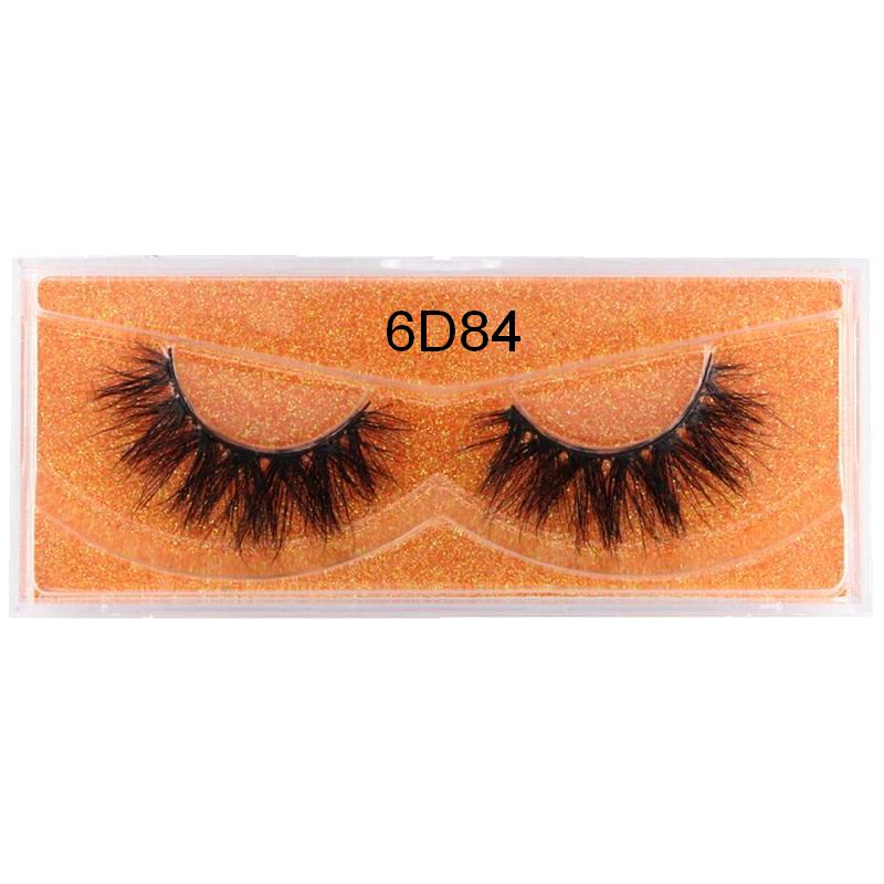 Eyelashes 3D Mink Lashes Luxury Hand Made Mink Eyelashes Medium Volume Cruelty Free Mink False Eyelashes Upper Lashes D108