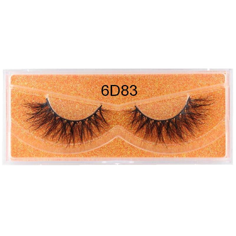 Eyelashes 3D Mink Lashes Luxury Hand Made Mink Eyelashes Medium Volume Cruelty Free Mink False Eyelashes Upper Lashes D108