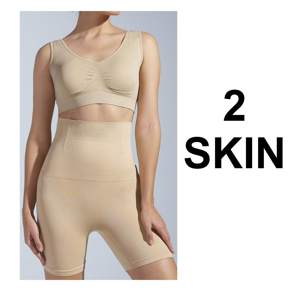 CH-0012 High Waist Non-slip Shaper Shorts Large Size Shapewear Underwear