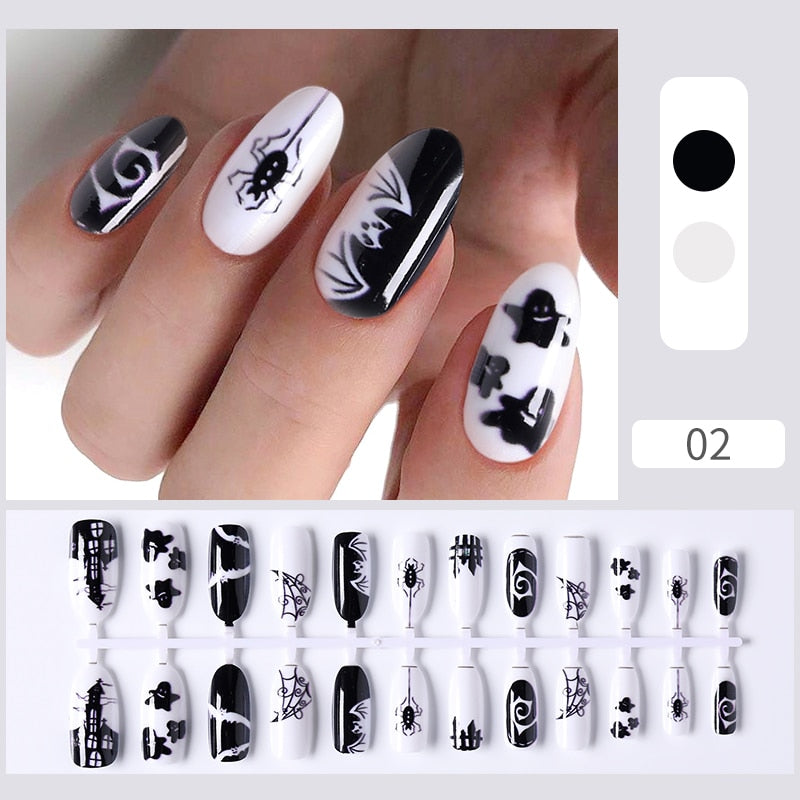 Matte False Nail Tips Solid Color Matte Super Long Coffin False Nail Ballet Press on Nails Tips for Artificial Fingernails