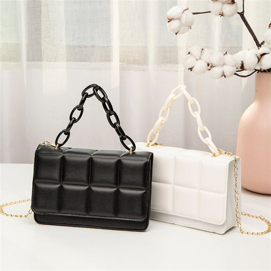 Tassel Bag Bags for Women PU Leather Shoulder Bags Women Chain Rhomboid Crossbody Bags Trend Handbags Phone