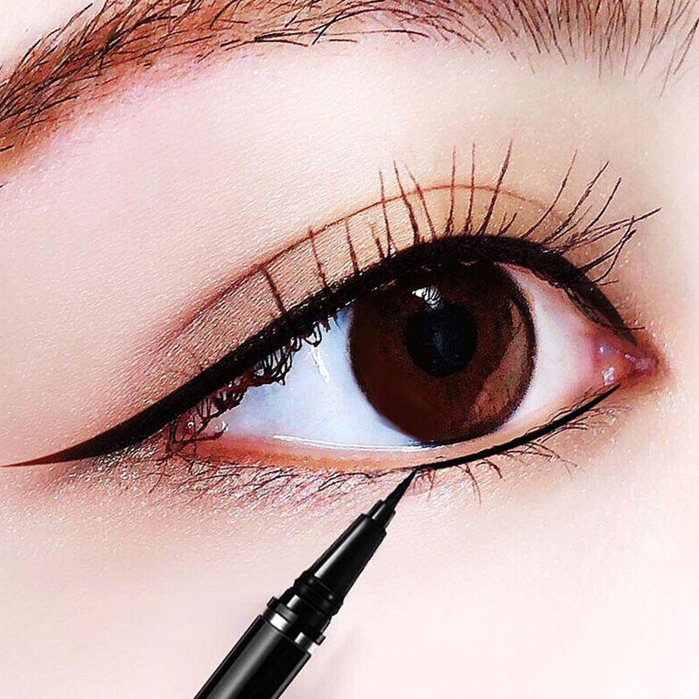 New Black Liquid Eyeliner Pen Quick Dry Waterproof Makeup Women Matte Eye Liner Pencil Smooth Lasting Eyes Cosmetics Beauty Tool